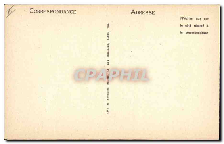 CPA Francois II  — Verso