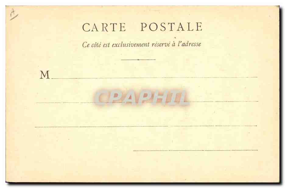 CPA Charles le Temeraire — Verso