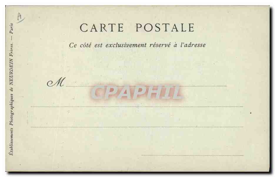 CPA Conde  — Verso