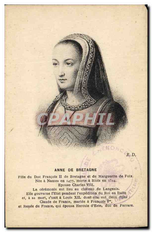 CPA Anne de Bretagne