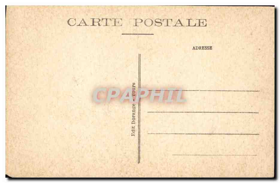 CPA Anne de Bretagne — Verso