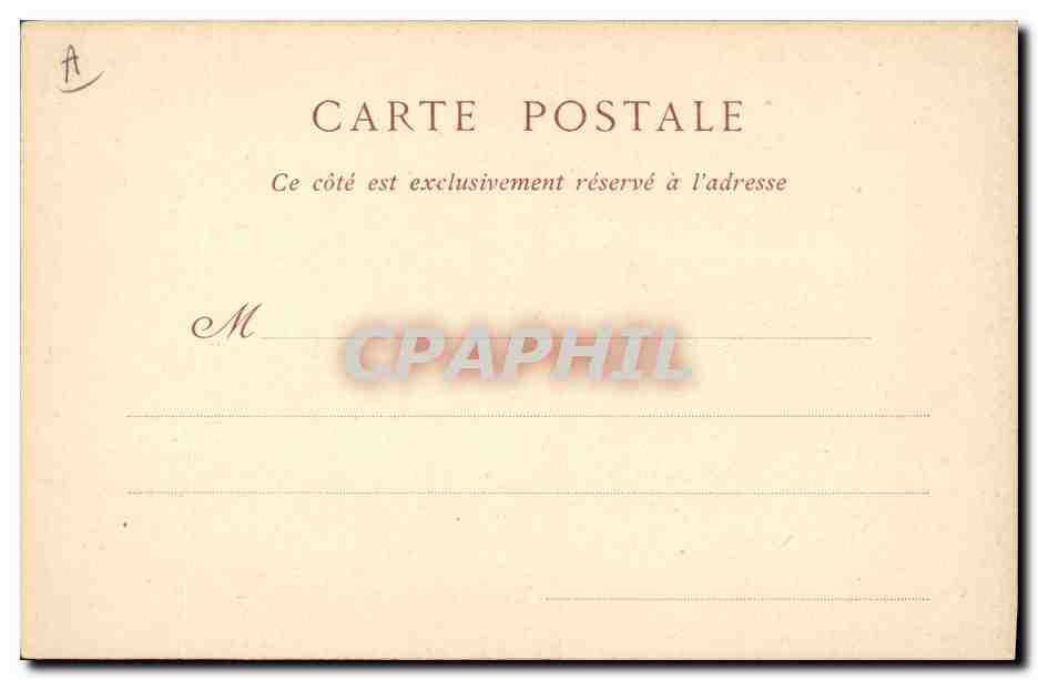 CPA Princesse de Lamballe  — Verso