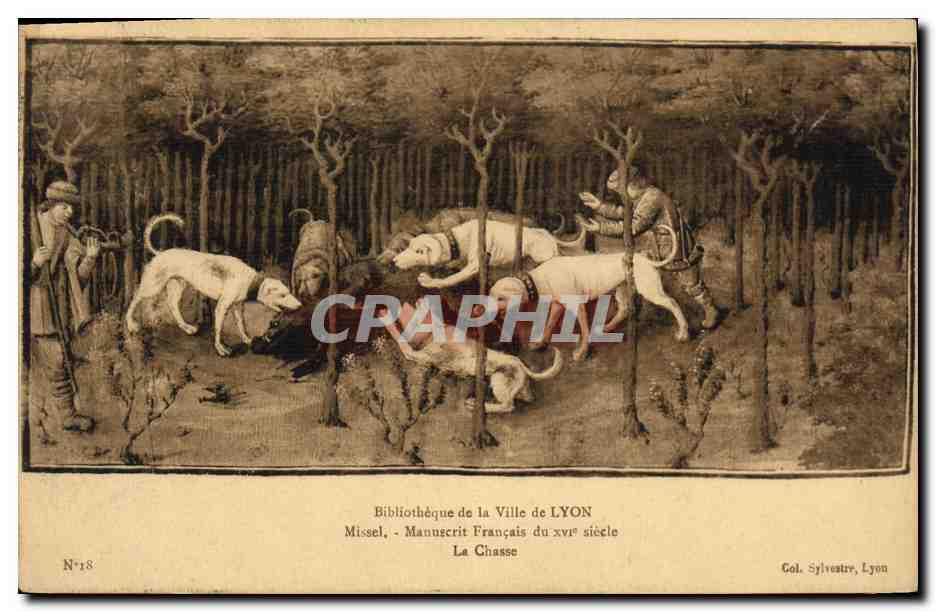 La Chasse — Manuscrit Français du xve siècle — Col. Sylvestre, Lyon