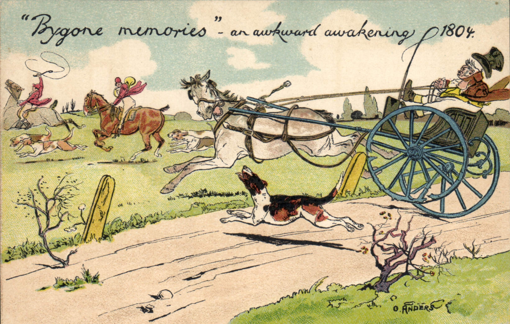 Chasse à courre — réveil maladroit — O. Anders