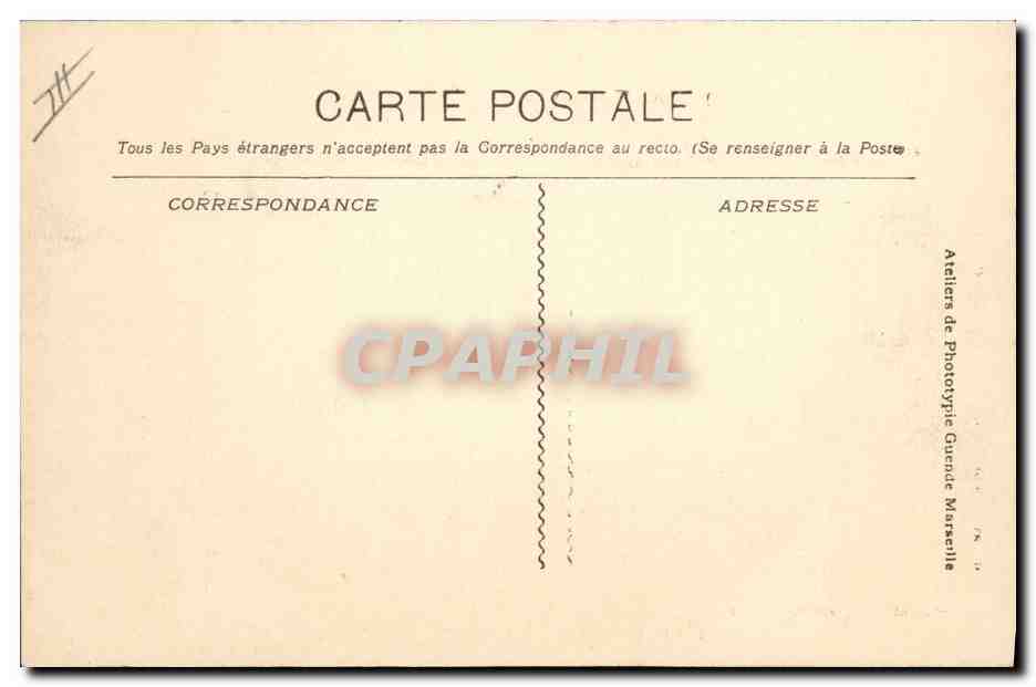 CPA Militaria Marseille Exposition coloniale 1906 Les interpretes — Rückseite