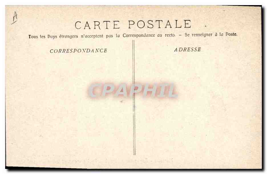 CPA Militaria Marseille Exposition coloniale Spahis escortant le roi du Cambodge — Verso