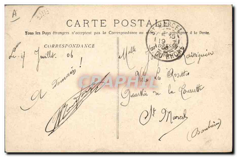 CPA Militaria Marseille Exposition coloniale Spahis escortant le roi du Cambodge — Rückseite