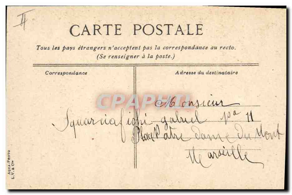 CPA Fantaisie Enfant Bebe La cigale et la fourmi — Rückseite