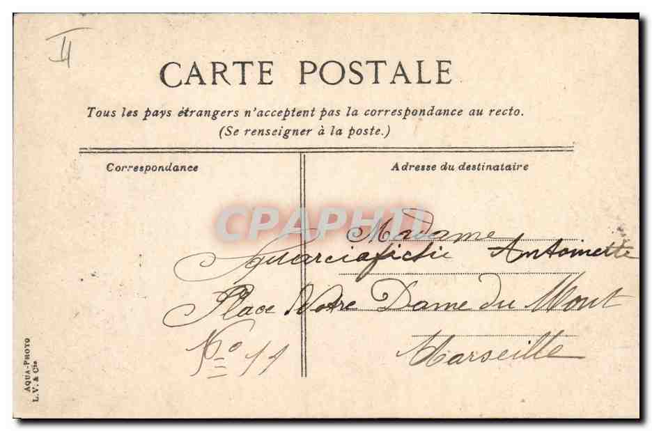 CPA Fantaisie Enfant Bebe Les courses Le depart Hippisme — Rückseite