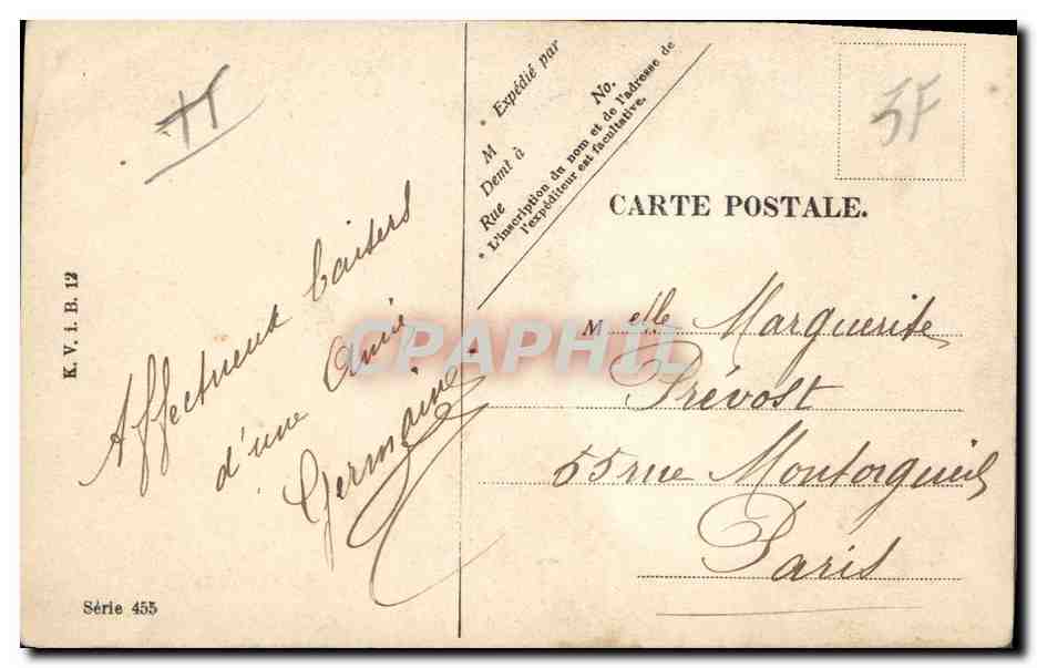 CPA Fantaisie Enfant Bebe  — Verso
