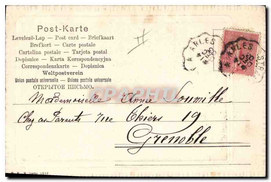 CPA Fantaisie Enfant Bebe  — Rückseite