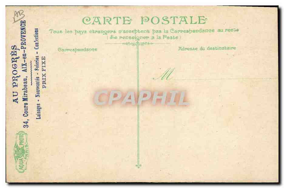 CPA Fantaisie Enfant Bebe  — Rückseite