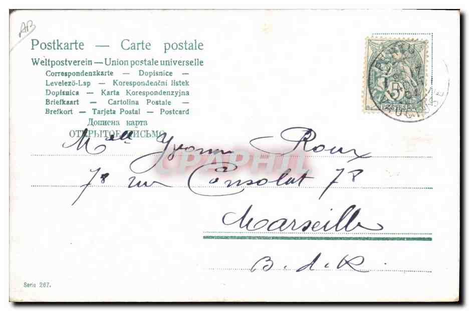 CPA Fantaisie Enfant Bebe  — Rückseite