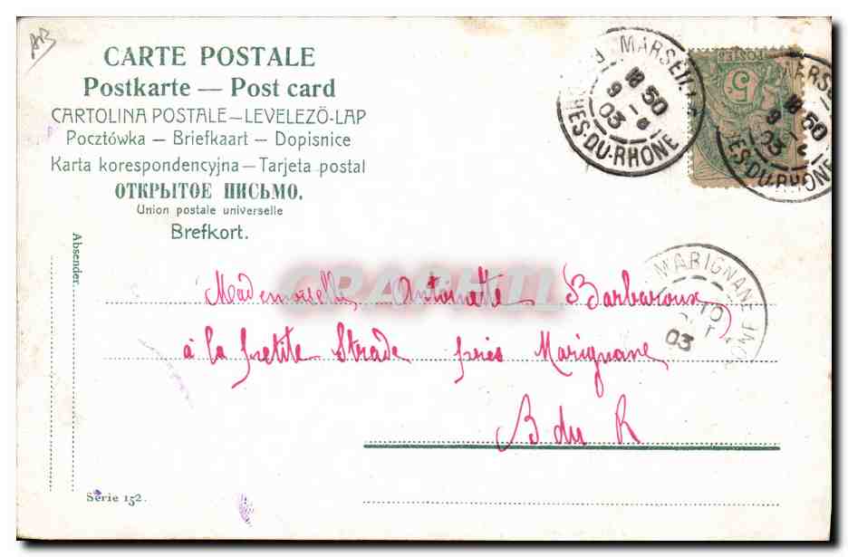 CPA Fantaisie Enfant Bebe  — Rückseite