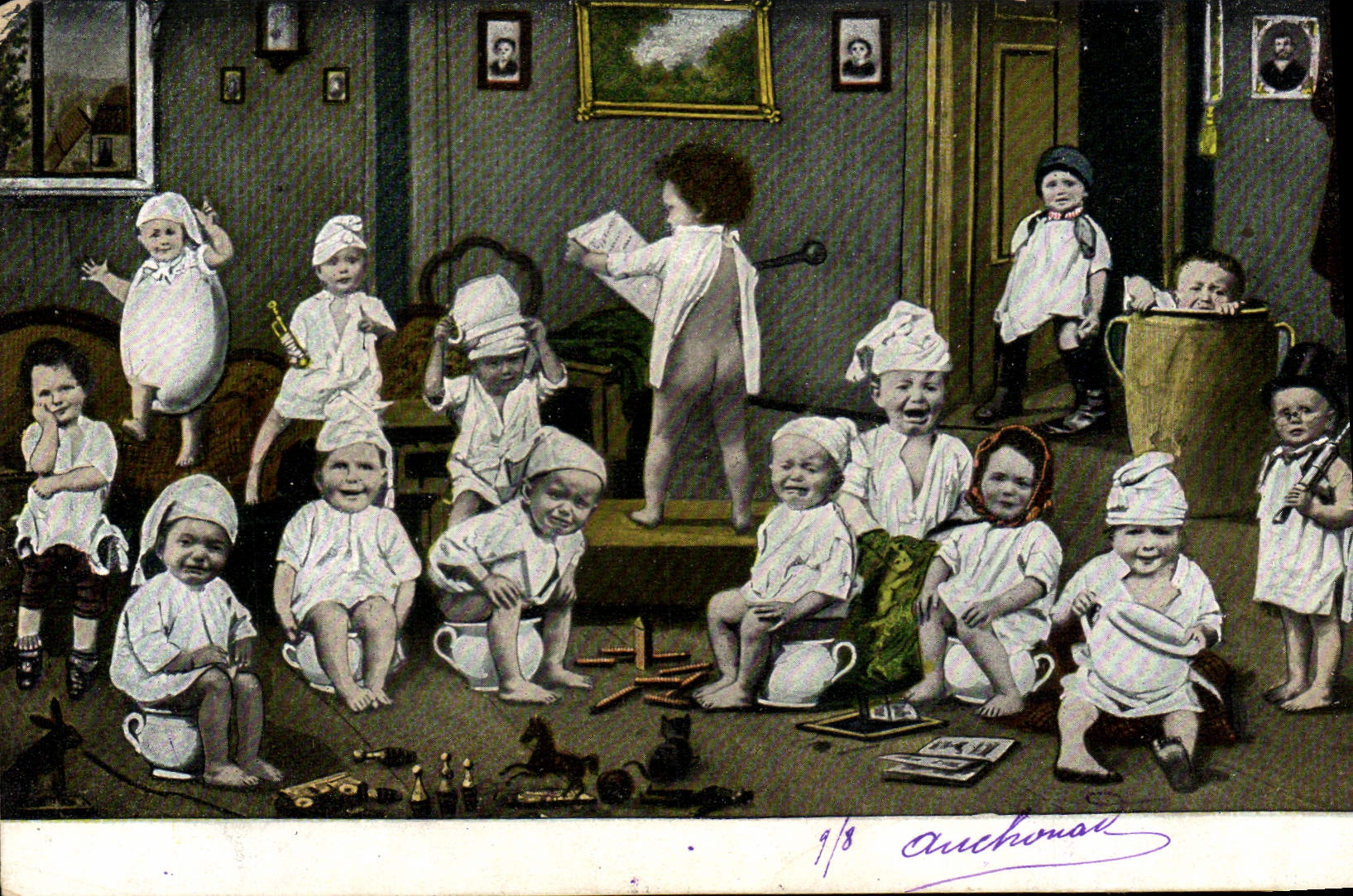 CPA Fantaisie Enfant Bebe 