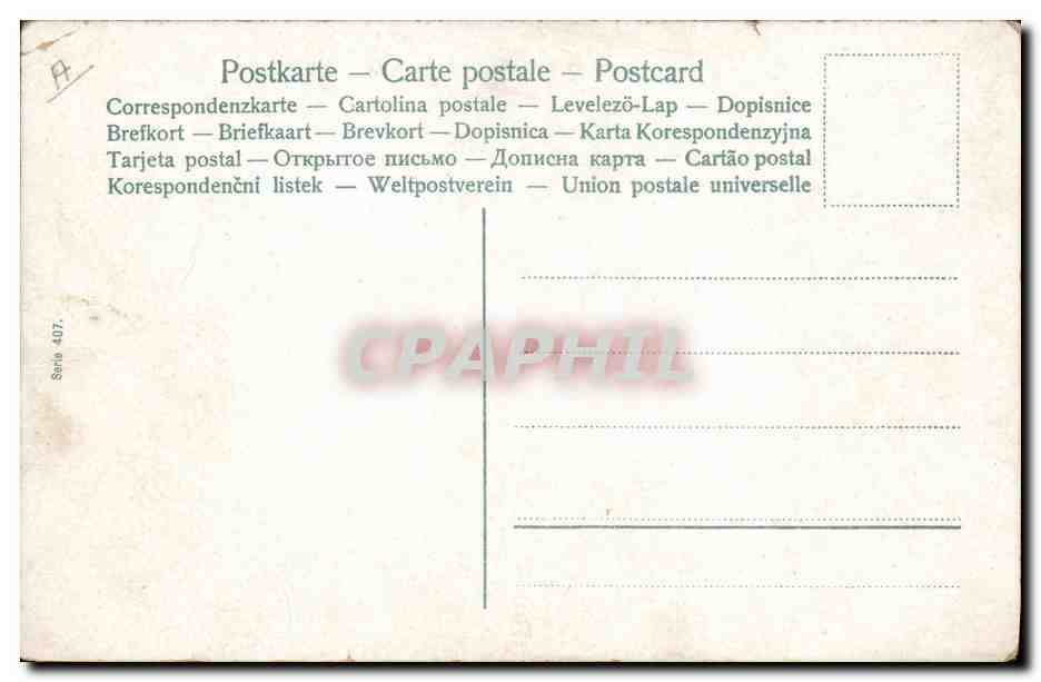 CPA Fantaisie Enfant Bebe  — Rückseite