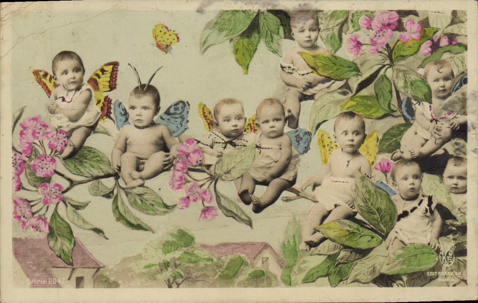 CPA Fantaisie Enfant Bebe 