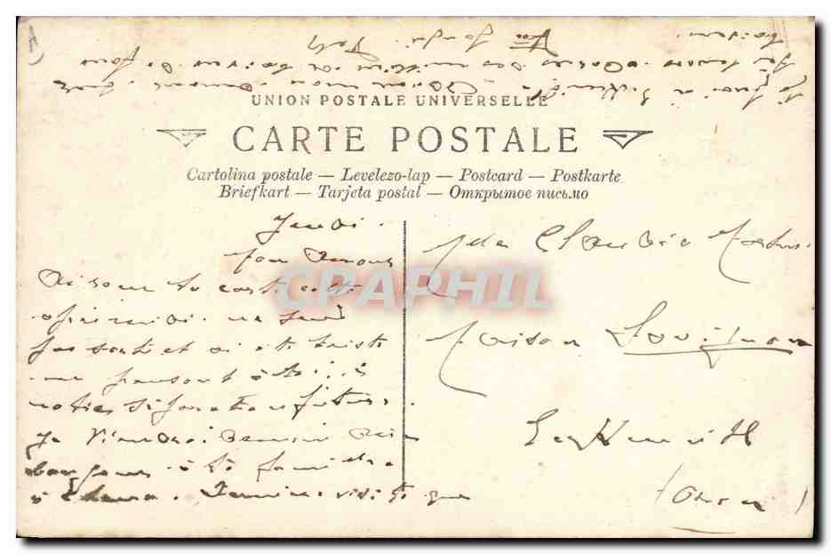 Mlle de Vére — Portrait de femme en robe élégante — Flaurlinger, Paris, n°195 — Verso