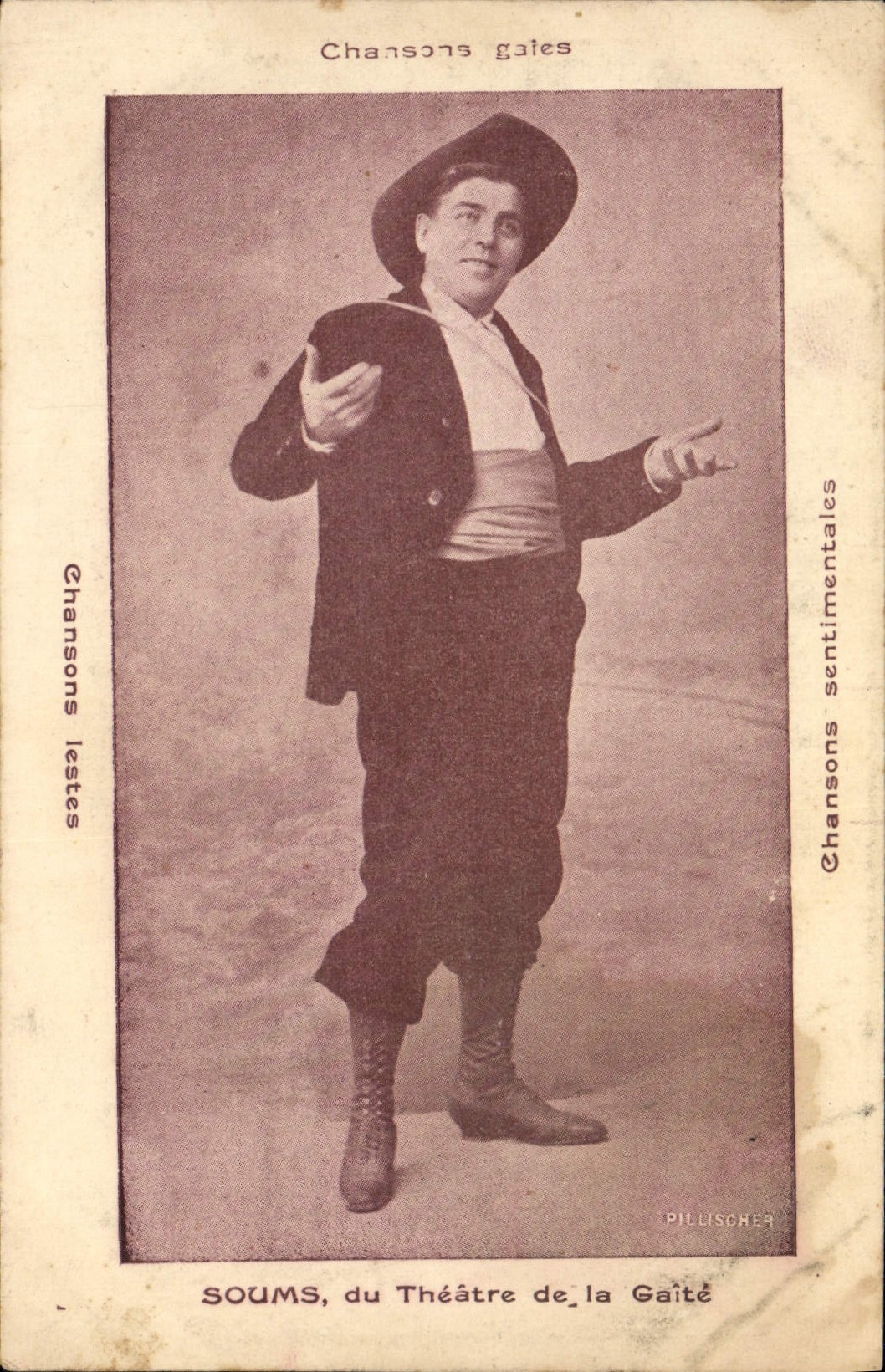 CPA Soums du Theatre de la Gaite Chansons gaies 