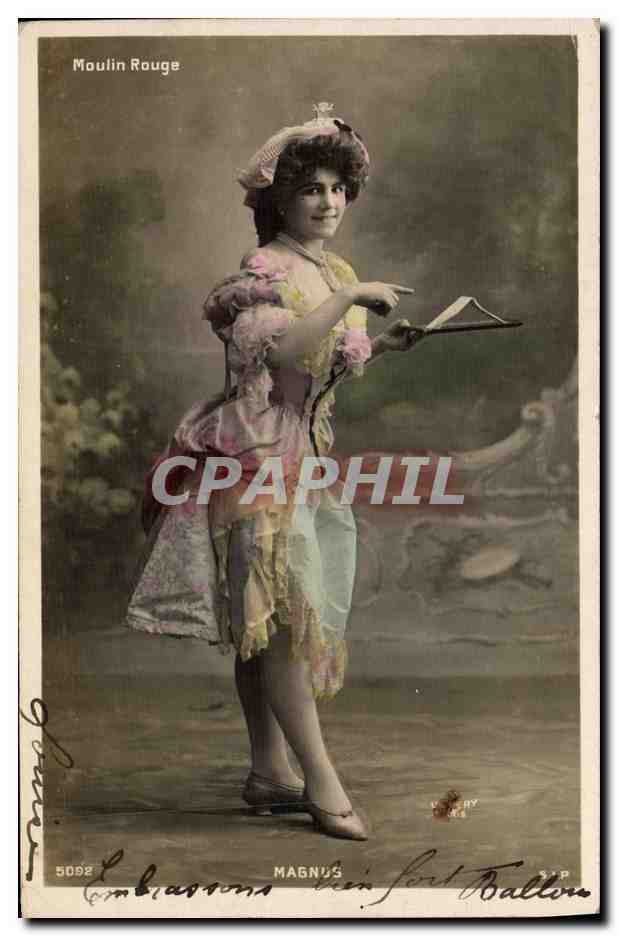 Femme en costume de Moulin Rouge — photographie de Magnus — n° 5092