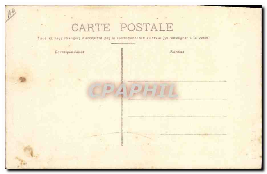 CPA Theatre M R Bertin Imitation de M Yvonneck  — Verso
