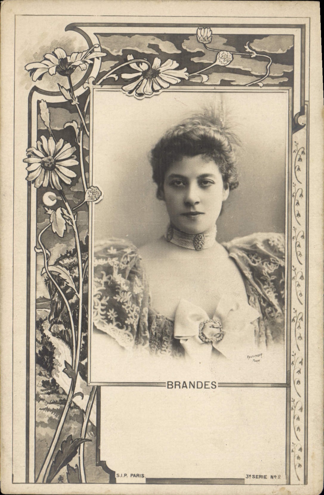 Portrait de Madame Brandes — S.I.P. Paris, 3e série n°2