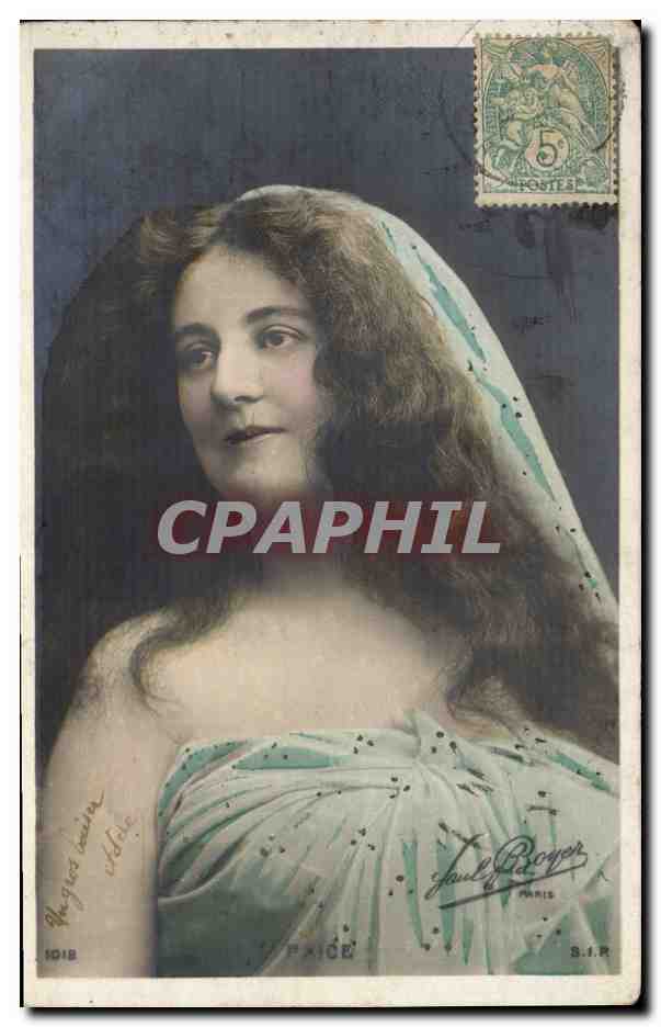 Jeune femme en robe et voile — Paul Broyer, Paris — S.I.R. — n° 1018