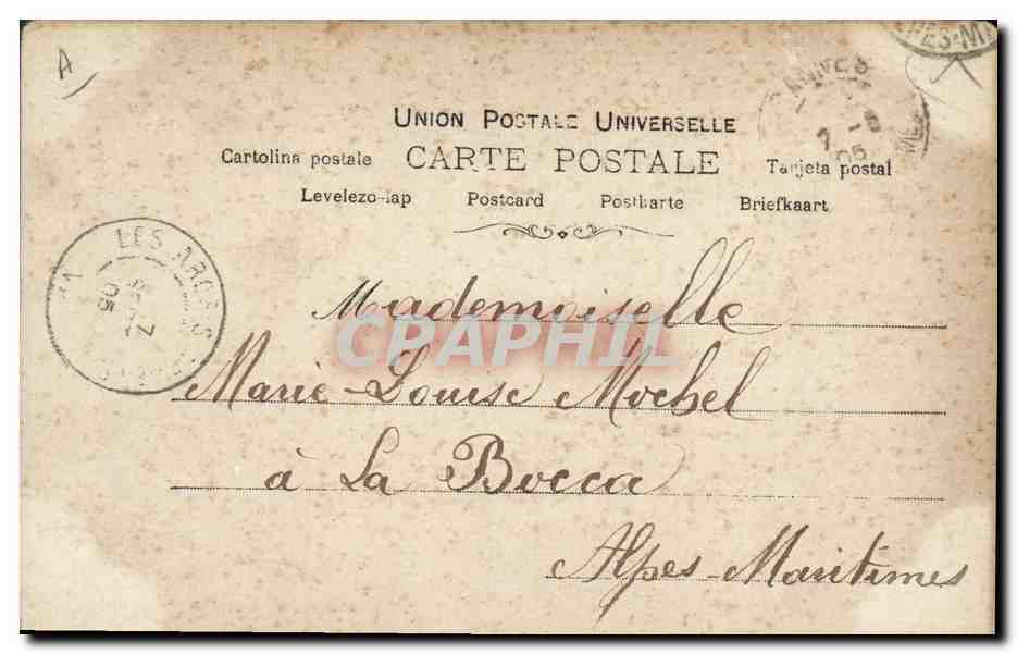Jeune femme en robe et voile — Paul Broyer, Paris — S.I.R. — n° 1018 — Reverso