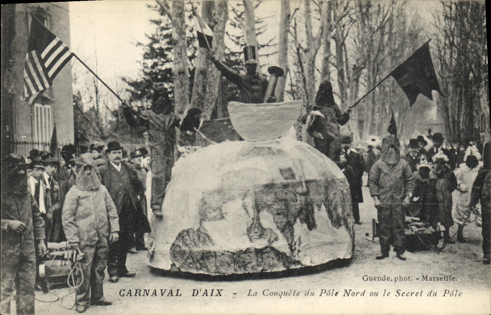 CPA Polaire Carnaval d'Aix La conquete du Pole Nord ou le secret du Pole