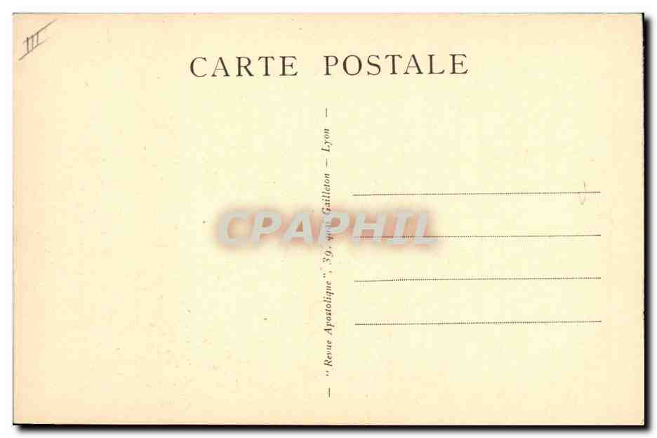 CPA Polaire Missions des Oblats de Marie Immaculee Amerique du Nord Sur les rives de Mackenzie Campement indien — Rückseite