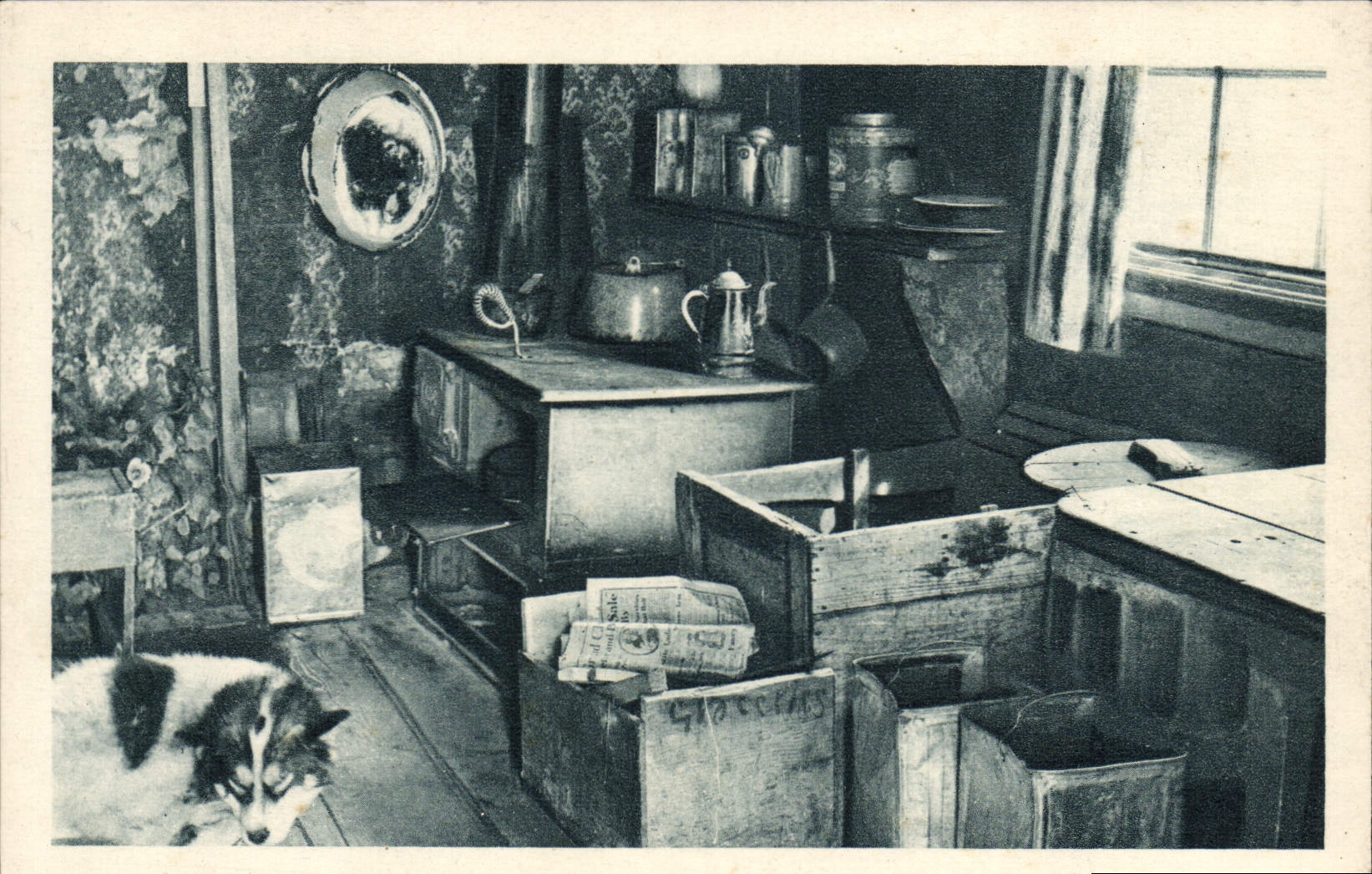 CPA Polaire Les appartements meubles du missionnaire Mary's Igloo Cercle Arctique Alaska