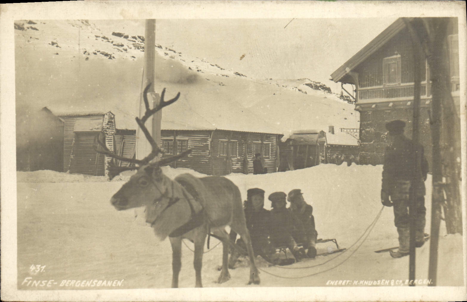 CPA Polaire Finse Bergensbanen