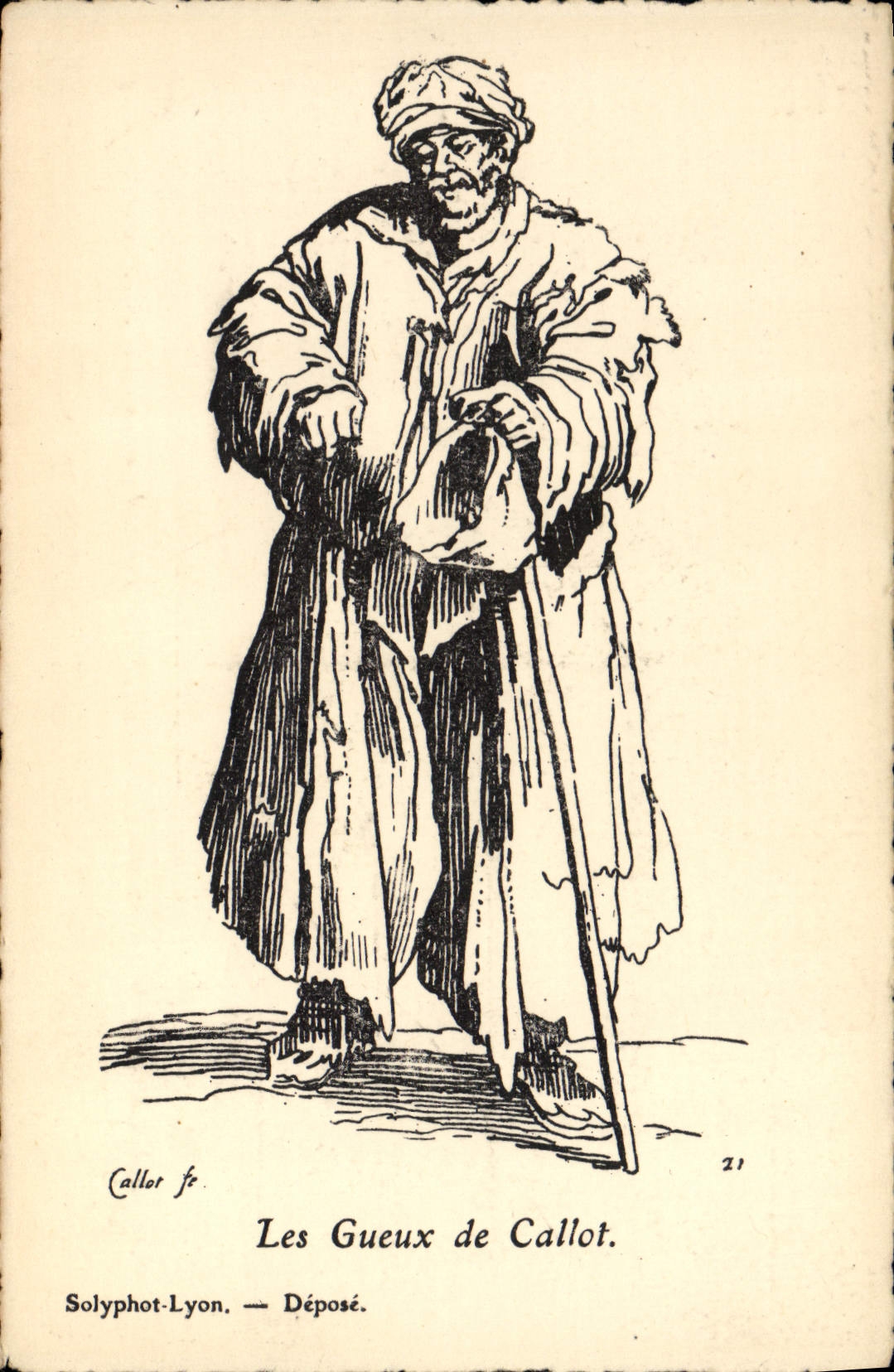 CPA Fantaisie Illustrateur Les gueux de Callot 