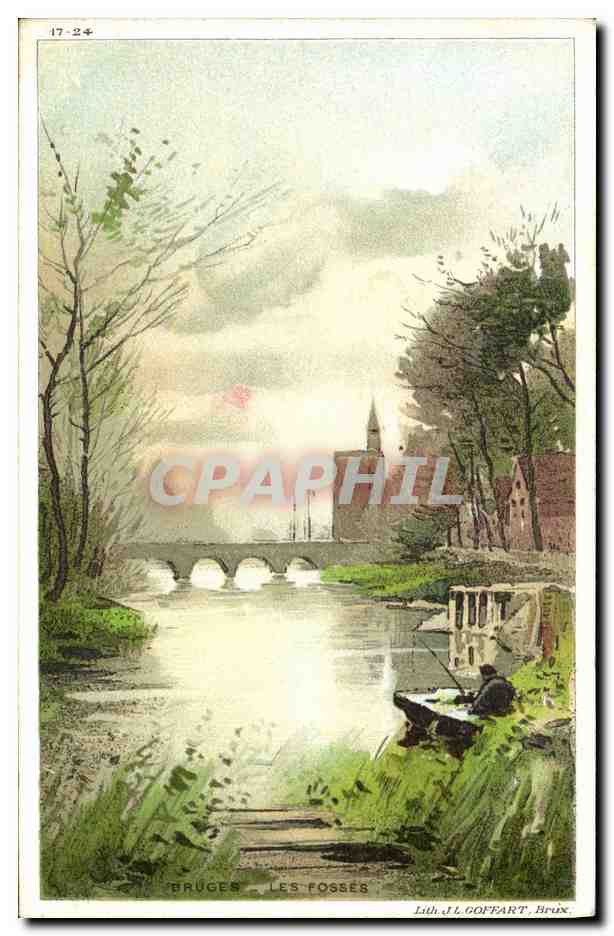 CPA Fantaisie Illustrateur Bruges Les fosses 