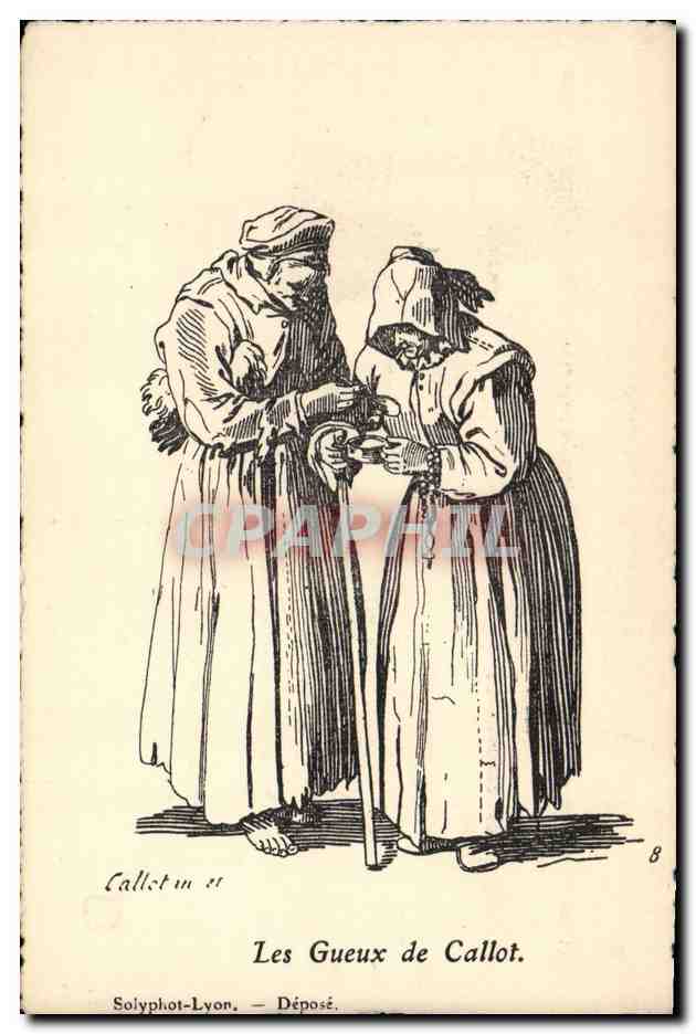 CPA Fantaisie Illustrateur Les gueux de Callot 