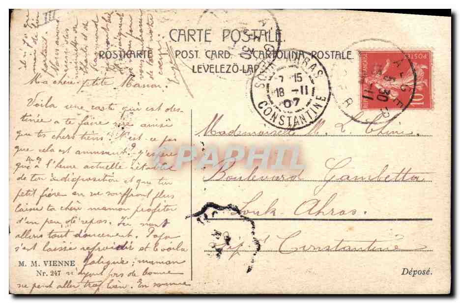 CPA Fantaisie Illustrateur  — Verso