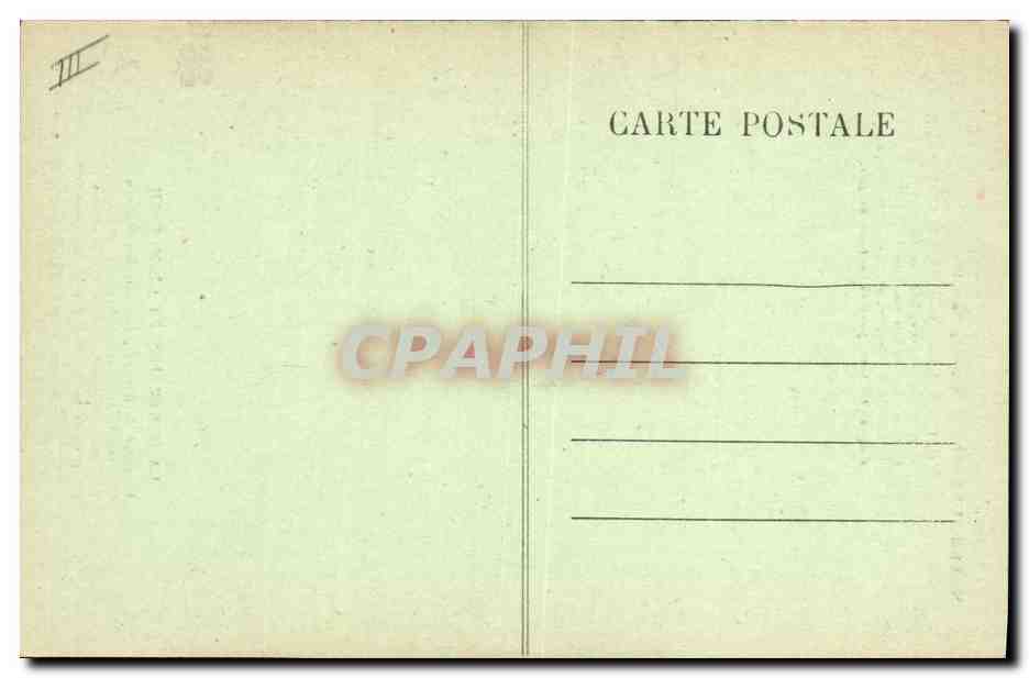 CPA Folklore Auvergne Region du Cantal La Berdzaire et le Moussu — Verso