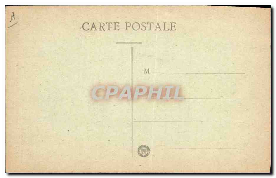 CPA Folklore Cantal Heureux couples en promenade sous bois — Verso