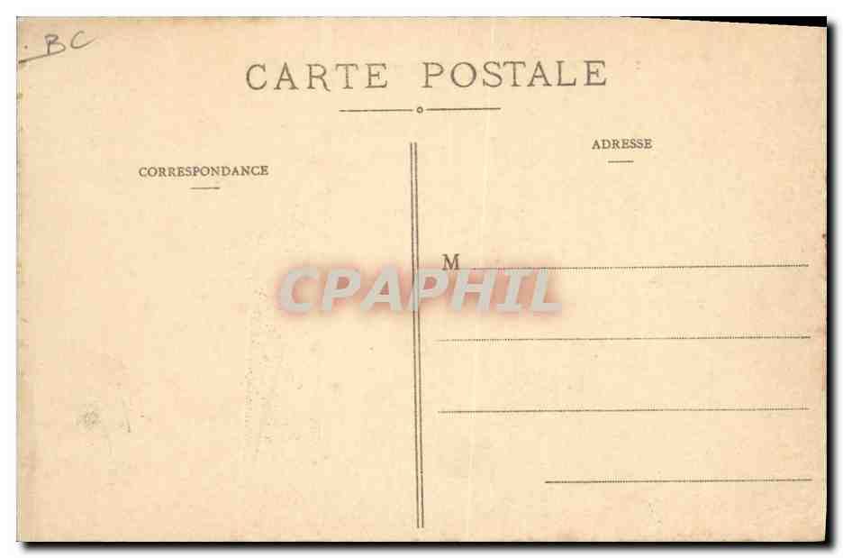L'Auvergne — Tranchée de neige de 3 mètres de haut — M.T.L. n°3470 — Reverso