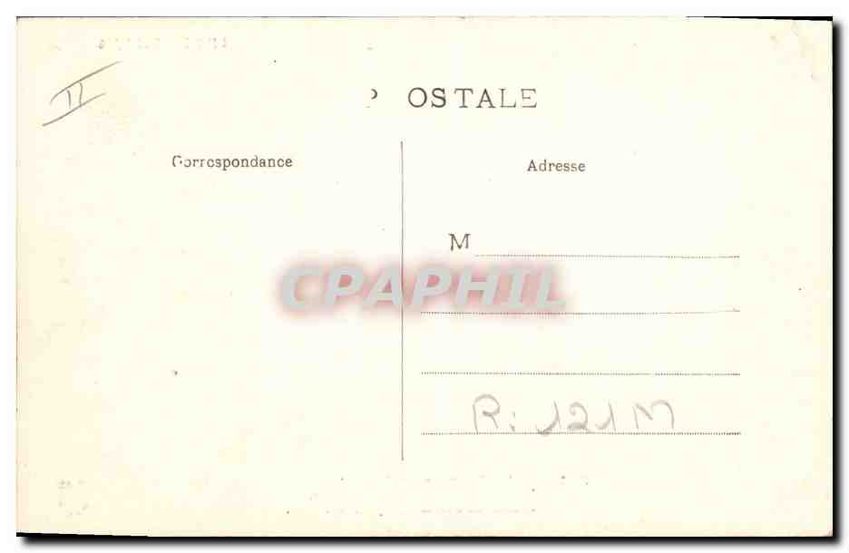 CPA Folklore Auvergne Bourbonnais La soupe aux choux — Verso