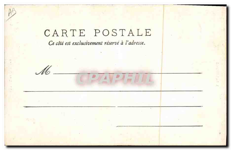 CPA Folklore Auvergne Une bergere — Verso