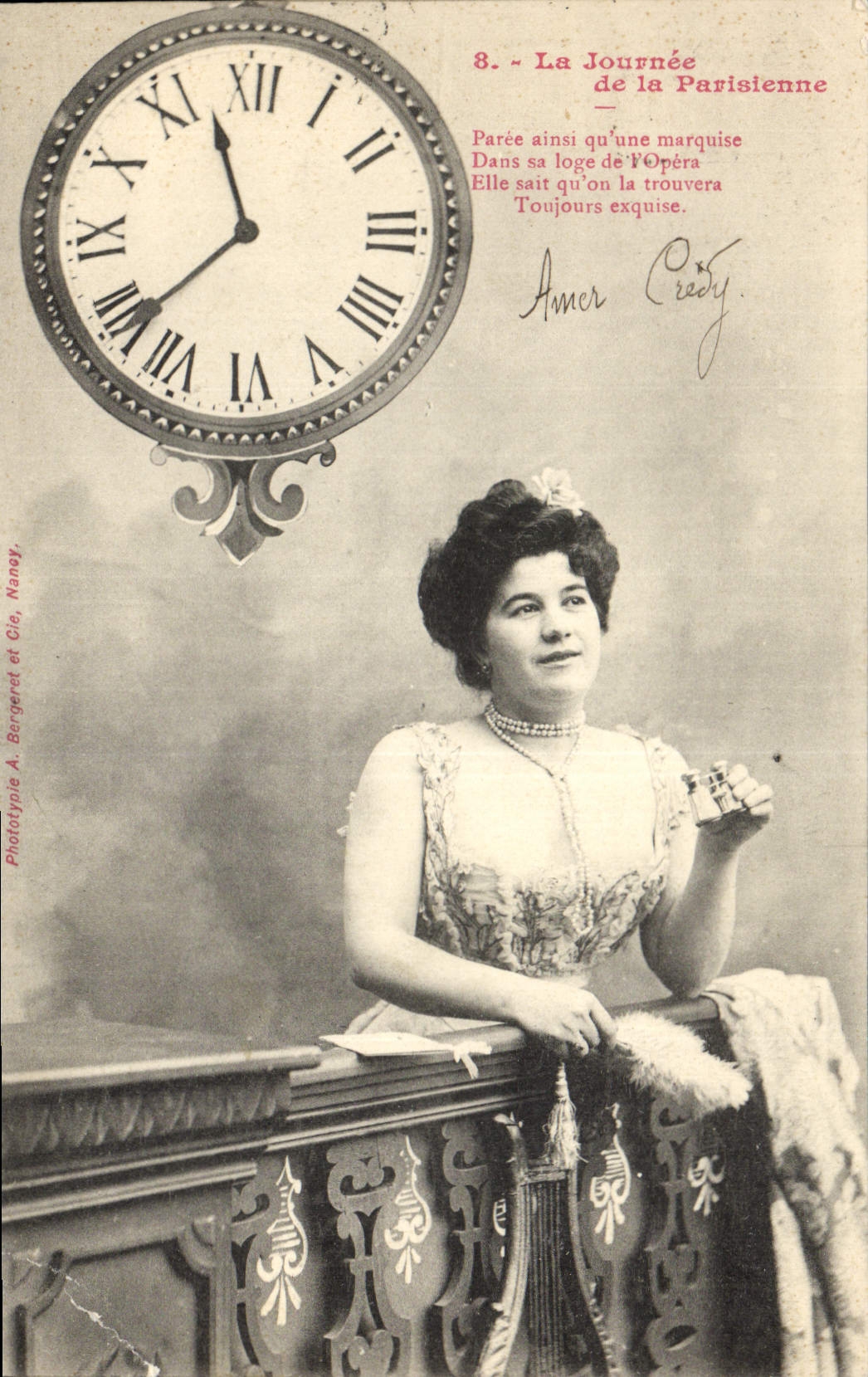 CPA Fantaisie Femme La journee de la parisienne
