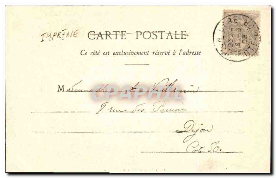 CPA Fantaisie Femme La journee de la parisienne — Reverso