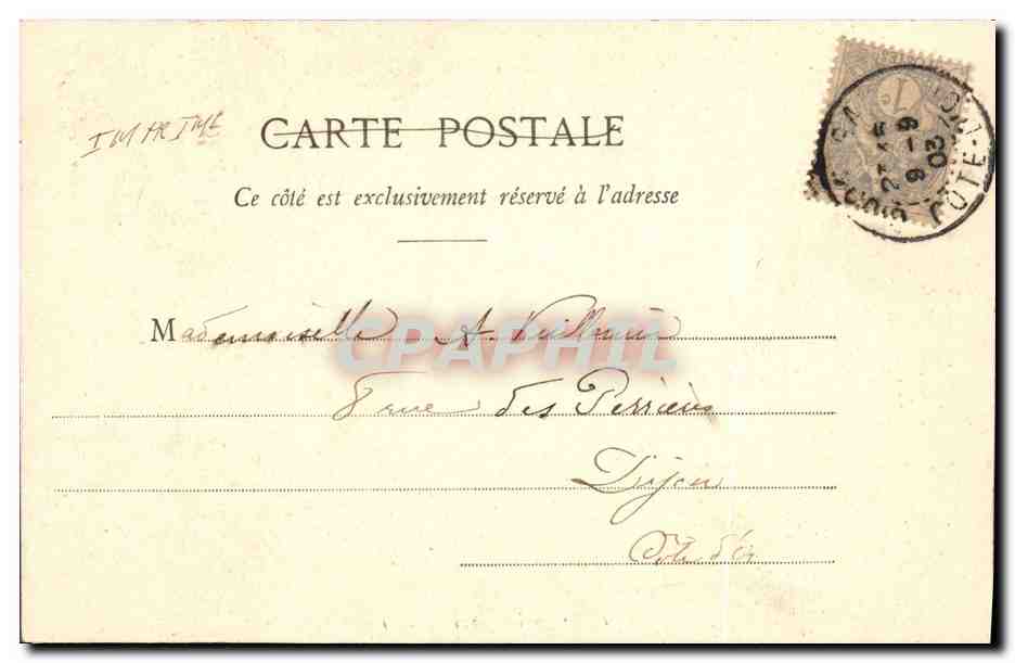 La Journée de la Parisienne — Série 7 — Phototypie A. Béchard & Cie, Nancy — Reverso