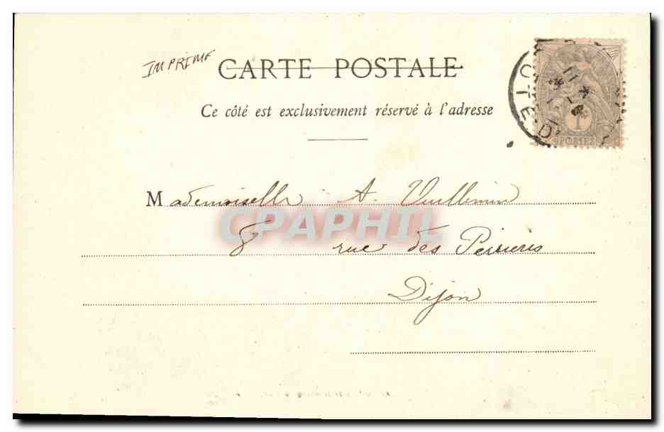 Der Tag der Pariserin — 4. — Phototypie A. Bergeret et Cie, Nancy — Rückseite