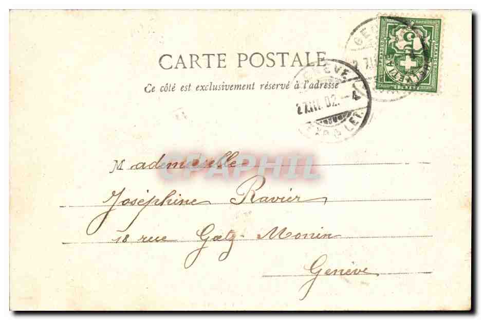 Pierrot père de famille — scène de théâtre — Edition Phototypie A. Bergeret et Cie, Nancy — Achterkant