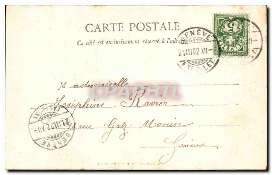 Pierrot père de famille — scène de théâtre — Edition Phototype A. Jorgere et Cie, Nancy — Achterkant