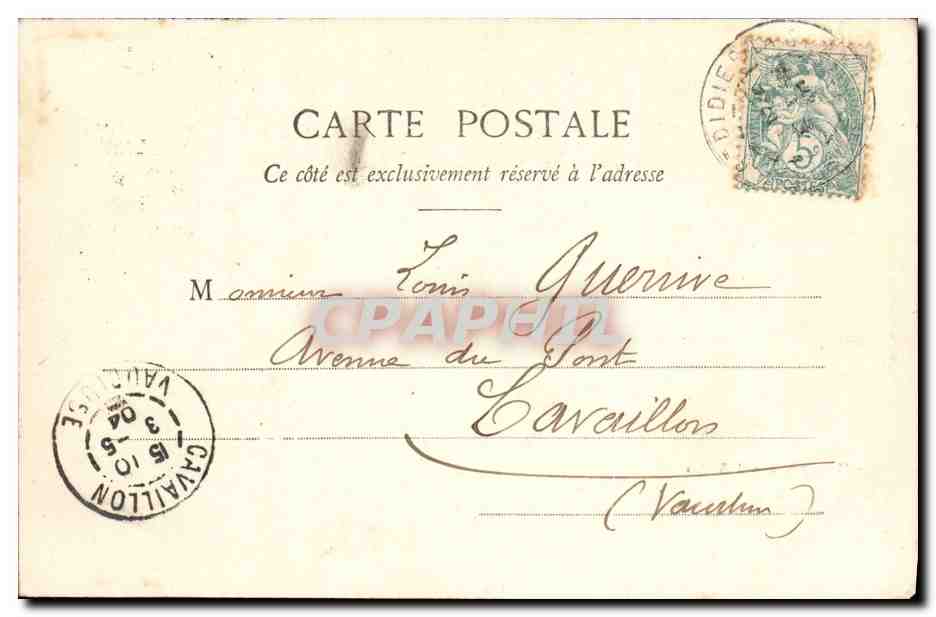Une partie d'Auto — accident comique — Phototype A. Bergeret & Cie, Nancy, n°3 — Verso
