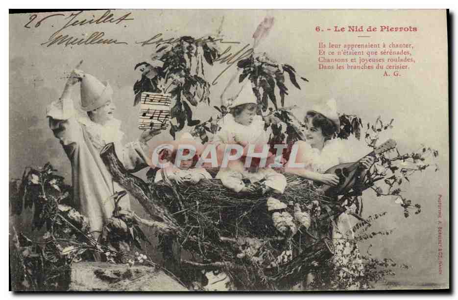 Le Nid de Pierrots — scène de carnaval — édition Pointrin & Barbier, Paris