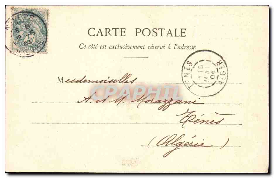 Le Nid de Pierrot — scène de Pierrot et Pierrette — éditeur A.G. (Paris) — Reverso